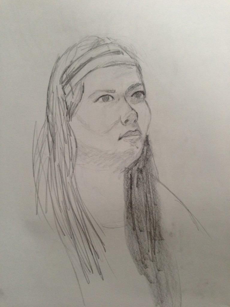 Portrait for drawing class mylatestart