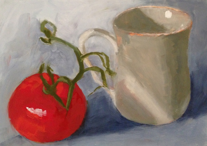 Tomato and mug